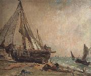 John Constable Brighton Beach oil on canvas